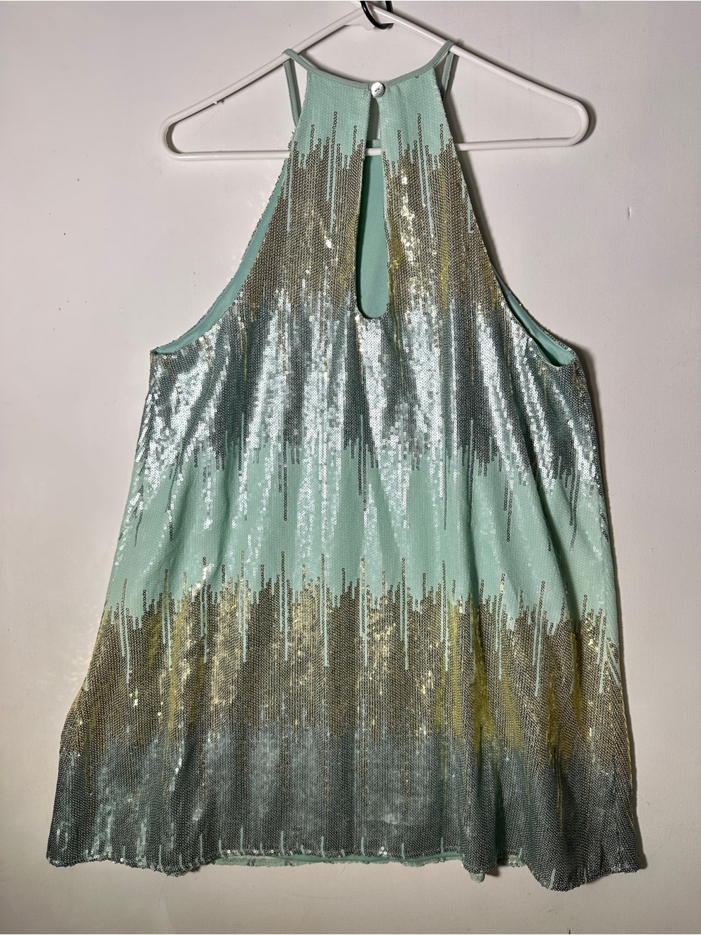 Show Me Your MuMu Shimmer Mint Gomez Mini Dress - Picture 2 of 5